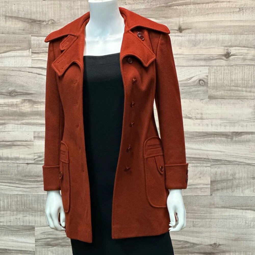 Vintage Junior Gallery 100% Wool Overcoat